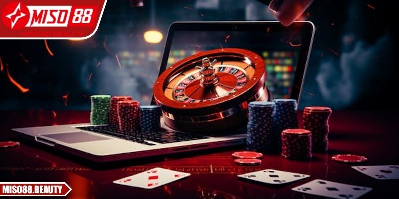 Sảnh EBET Miso88 mang đến không gian casino hiện đại