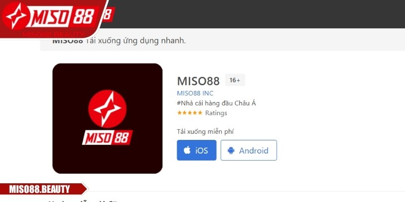 Tải app Miso88 trên Android
