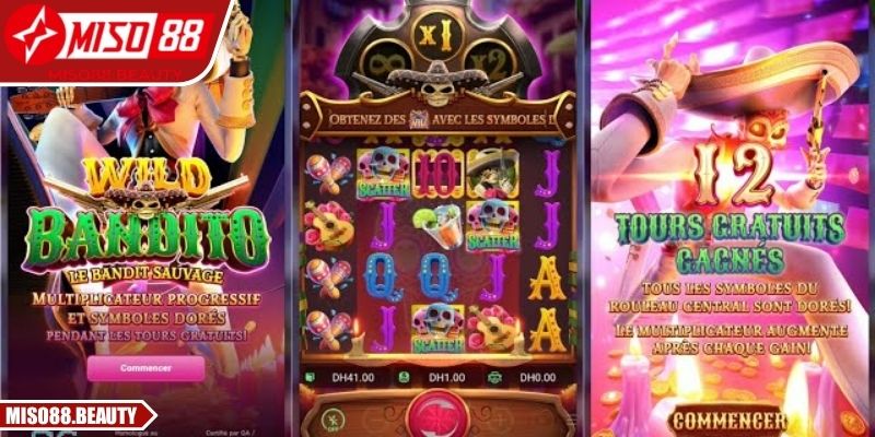 Cấu trúc vòng quay nhiều tầng giúp Wild Bandito Miso88 đáng trải nghiệm